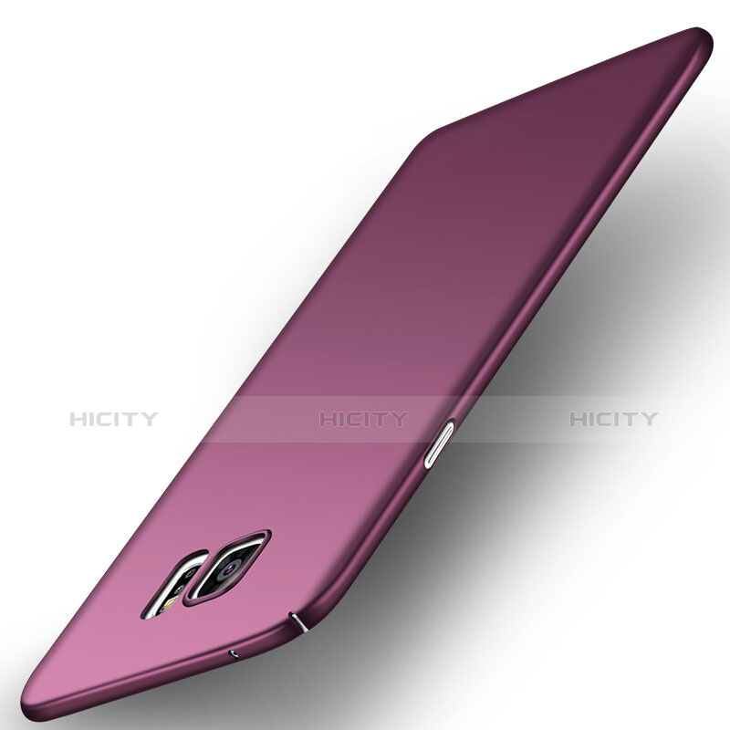 Samsung Galaxy Note 5 N9200 N920 N920F用ハードケース プラスチック 質感もマット M03 サムスン パープル