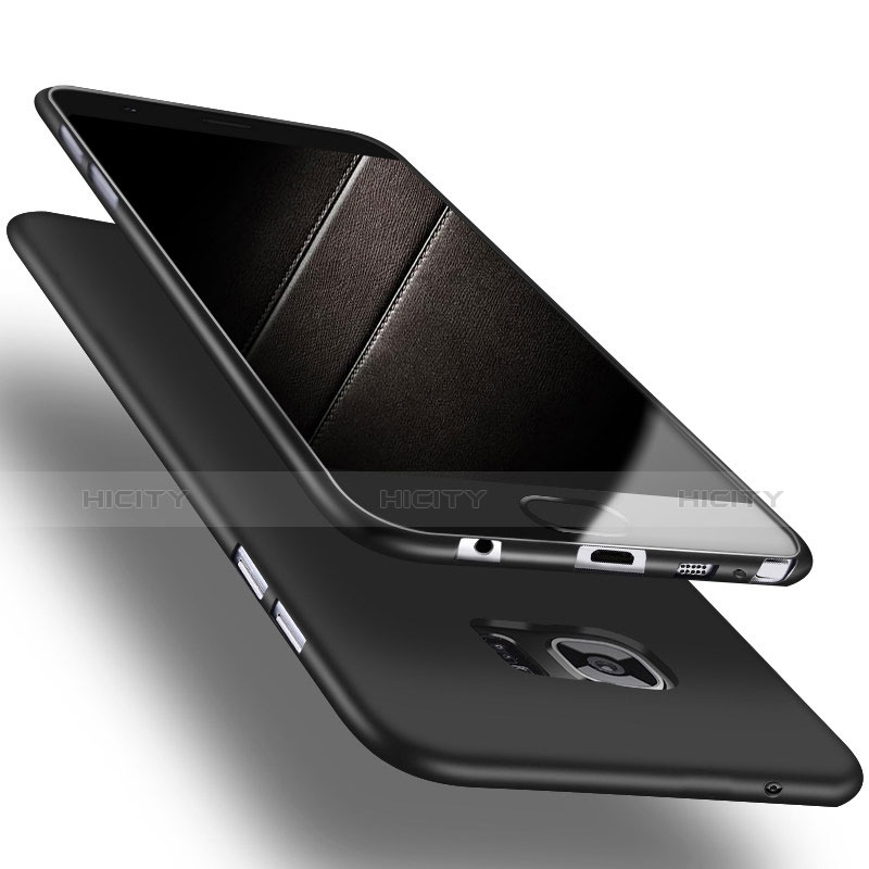 Samsung Galaxy Note 5 N9200 N920 N920F用極薄ソフトケース シリコンケース 耐衝撃 全面保護 サムスン ブラック