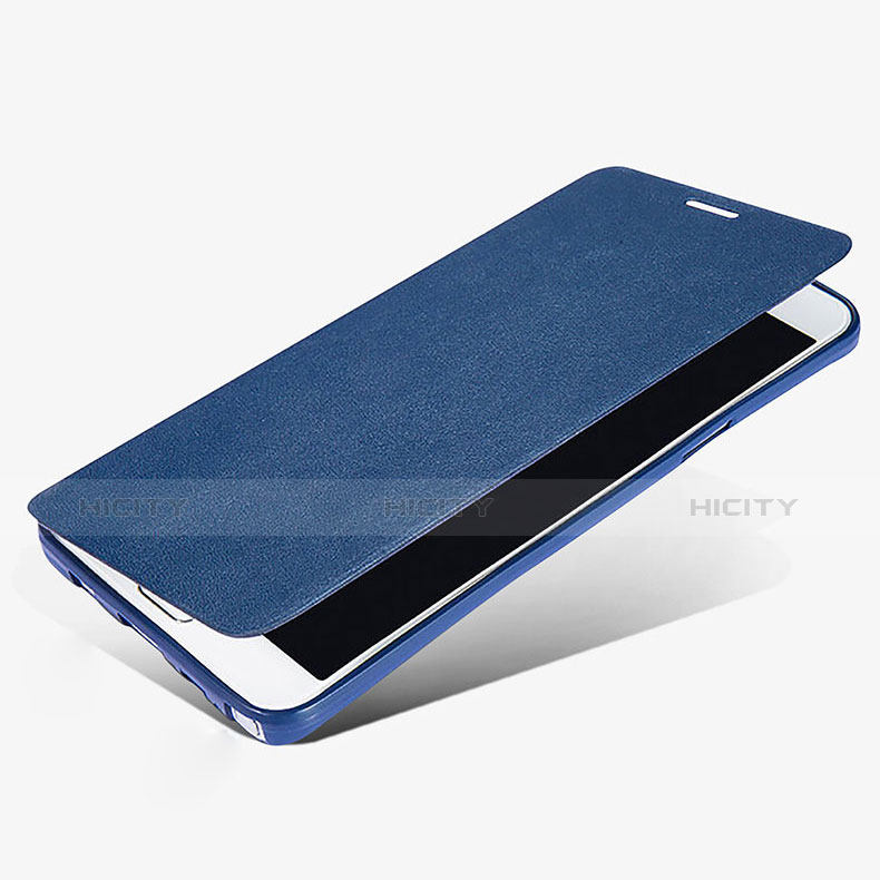 Samsung Galaxy Note 5 N9200 N920 N920F用手帳型 レザーケース スタンド L02 サムスン ネイビー
