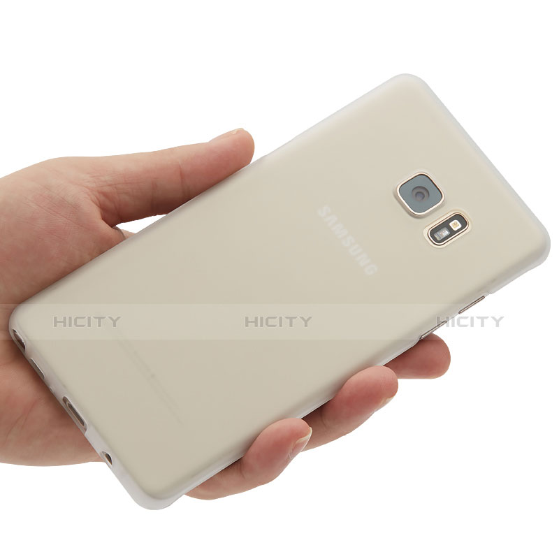 Samsung Galaxy Note 7用極薄ソフトケース シリコンケース 耐衝撃 全面保護 クリア透明 T02 サムスン クリア