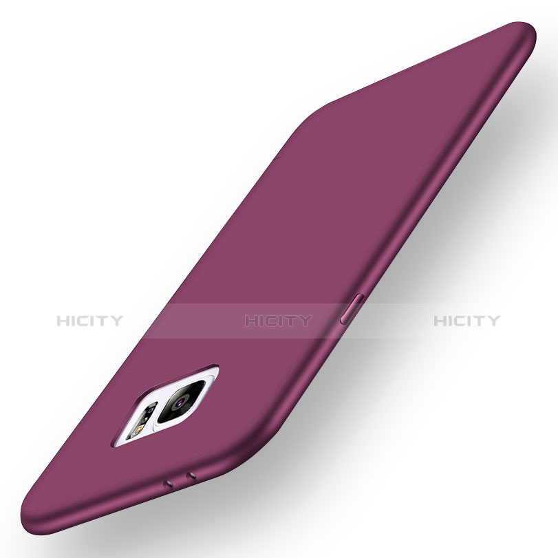 Samsung Galaxy Note 7用極薄ソフトケース シリコンケース 耐衝撃 全面保護 S01 サムスン パープル