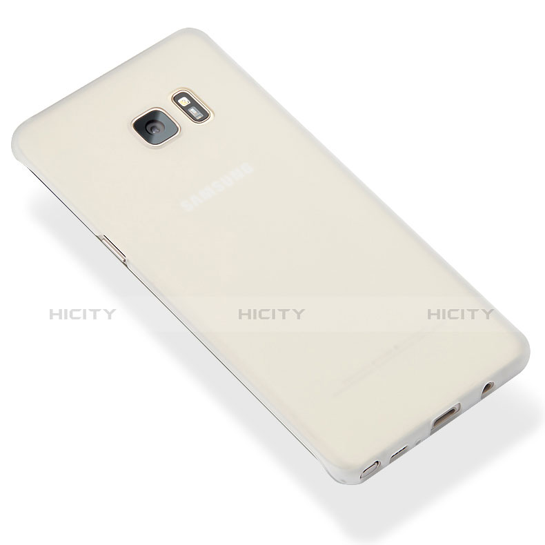 Samsung Galaxy Note 7用極薄ケース クリア透明 プラスチック サムスン ホワイト