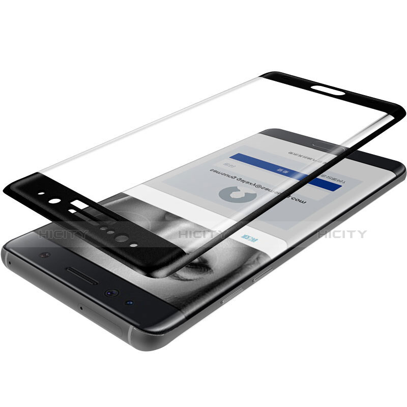 Samsung Galaxy Note 7用強化ガラス フル液晶保護フィルム F02 サムスン ブラック
