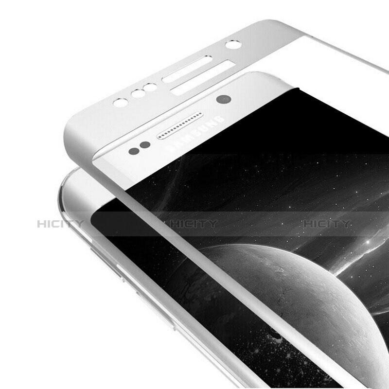 Samsung Galaxy Note 7用強化ガラス フル液晶保護フィルム F03 サムスン ホワイト