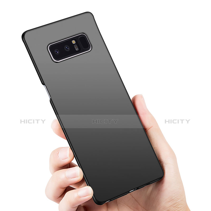Samsung Galaxy Note 8用ハードケース プラスチック 質感もマット サムスン ブラック