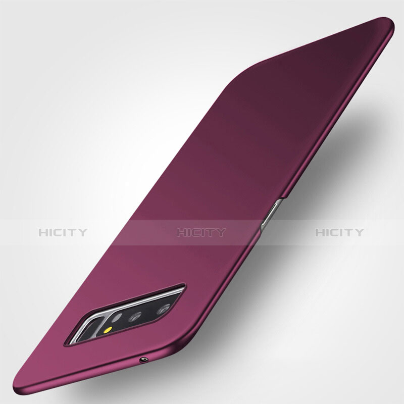 Samsung Galaxy Note 8用ハードケース プラスチック 質感もマット M01 サムスン パープル