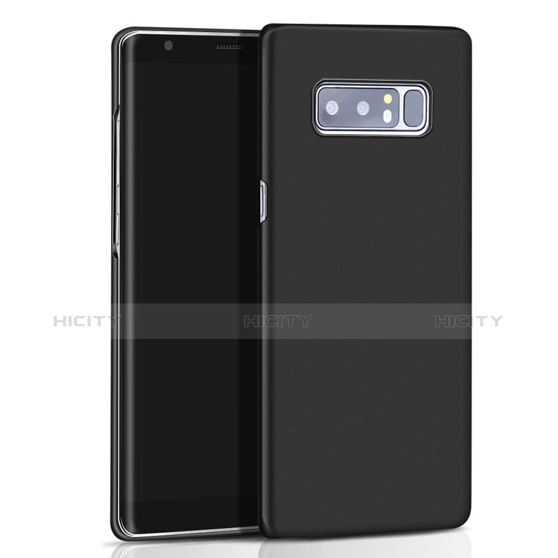 Samsung Galaxy Note 8用ハードケース プラスチック 質感もマット M01 サムスン ブラック