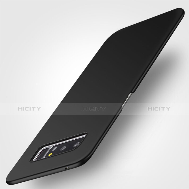 Samsung Galaxy Note 8用ハードケース プラスチック 質感もマット M01 サムスン ブラック