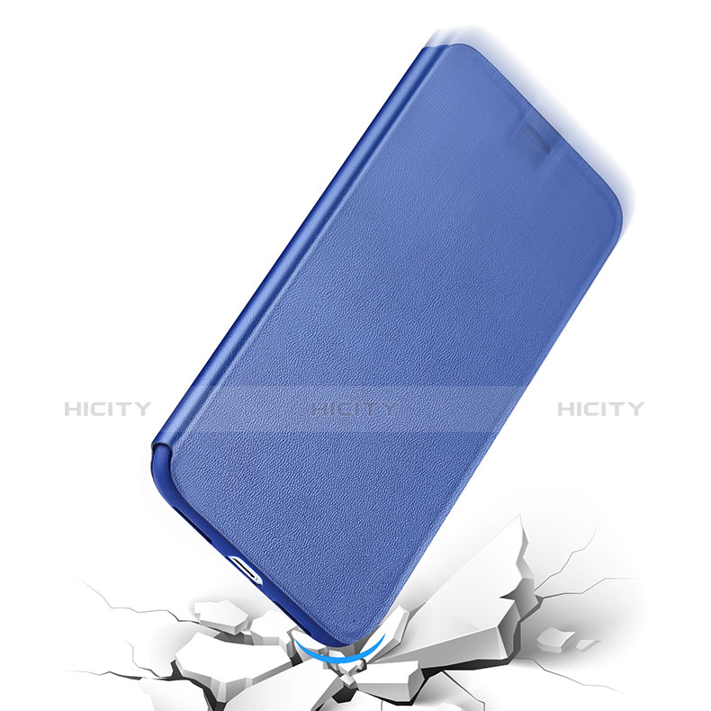 Samsung Galaxy Note 8用手帳型 レザーケース スタンド サムスン ネイビー