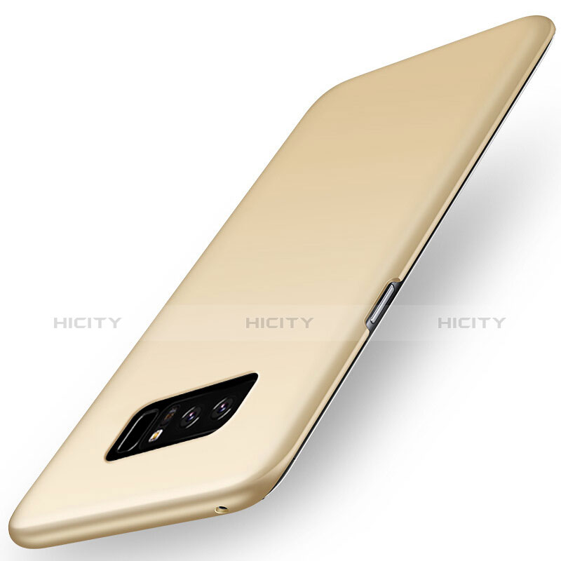 Samsung Galaxy Note 8用ハードケース プラスチック 質感もマット M03 サムスン ゴールド