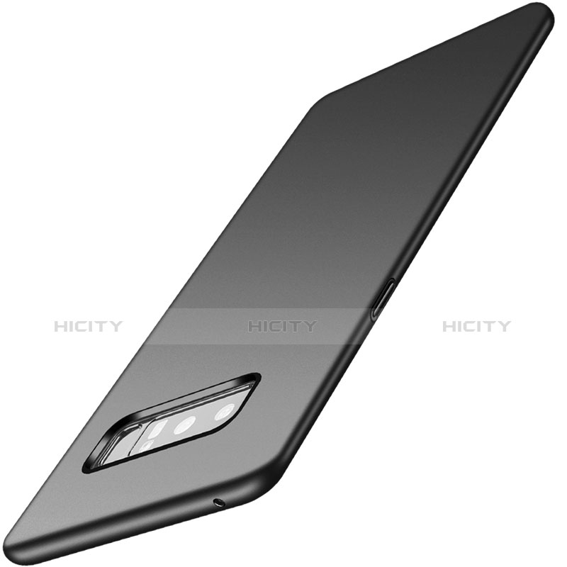 Samsung Galaxy Note 8用ハードケース プラスチック 質感もマット M04 サムスン ブラック