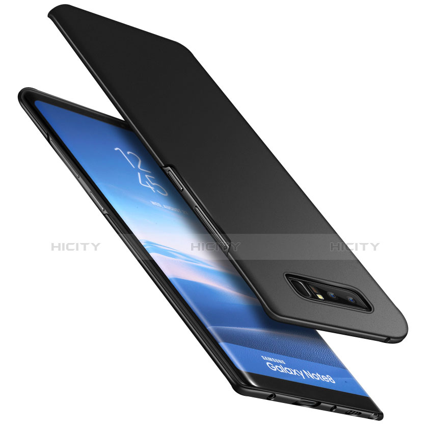 Samsung Galaxy Note 8用ハードケース プラスチック 質感もマット M05 サムスン ブラック