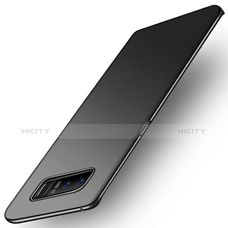 Samsung Galaxy Note 8用ハードケース プラスチック 質感もマット M05 サムスン ブラック