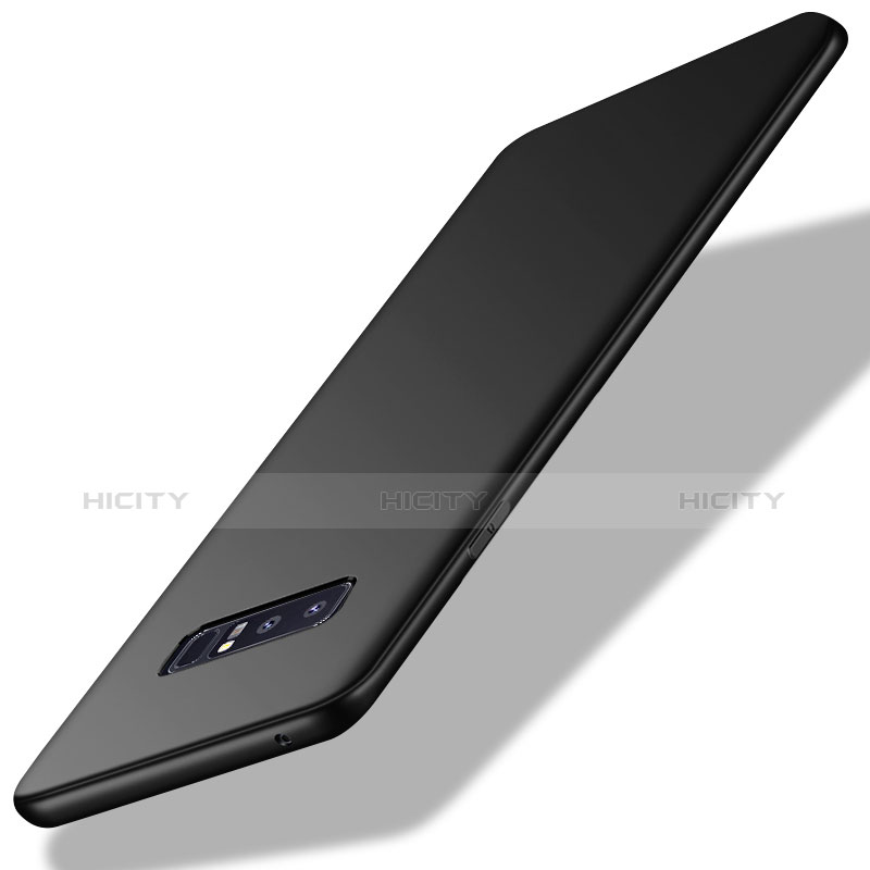 Samsung Galaxy Note 8用極薄ソフトケース シリコンケース 耐衝撃 全面保護 S03 サムスン ブラック