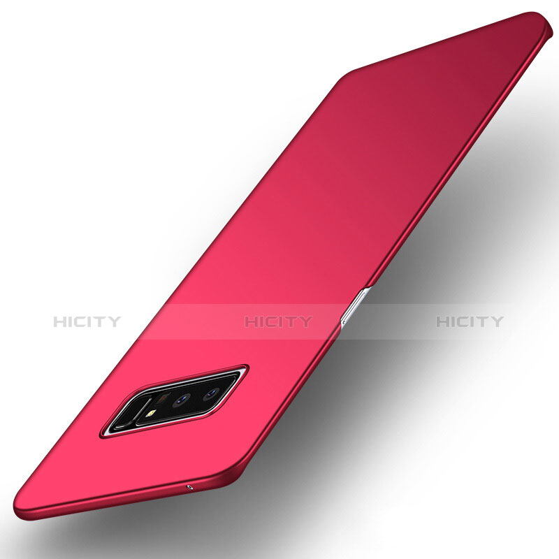 Samsung Galaxy Note 8用ハードケース プラスチック 質感もマット M09 サムスン レッド