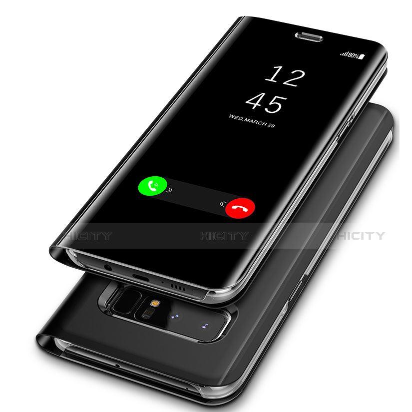 Samsung Galaxy Note 8用手帳型 レザーケース スタンド カバー S01 サムスン 