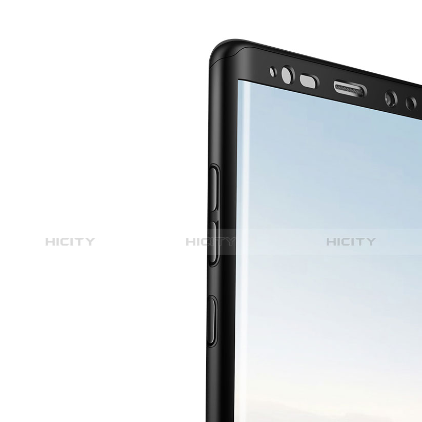 Samsung Galaxy Note 8用ハードケース プラスチック 質感もマット 前面と背面 360度 フルカバー サムスン 