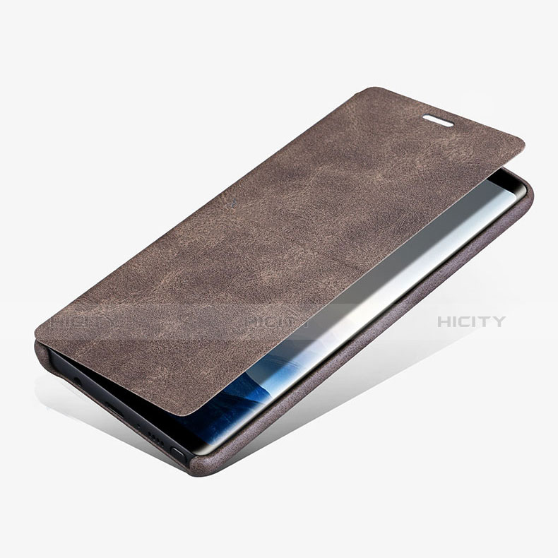 Samsung Galaxy Note 8用手帳型 レザーケース スタンド カバー L02 サムスン 