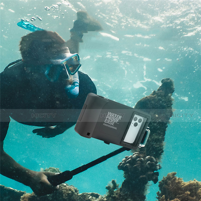 Samsung Galaxy Note 8用完全防水ケース ハイブリットバンパーカバー 高級感 手触り良い 水面下 サムスン 