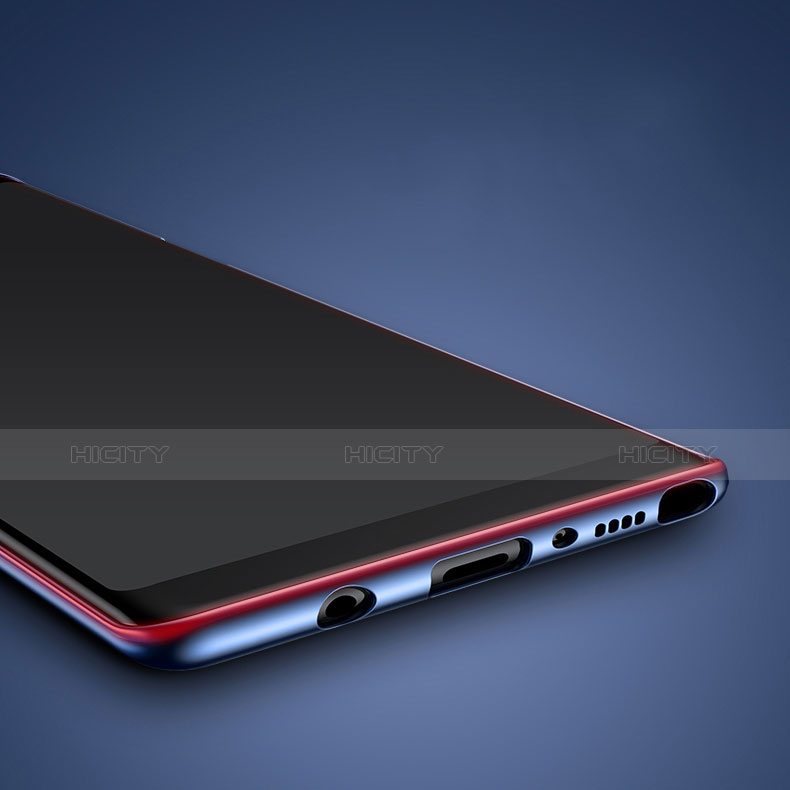 Samsung Galaxy Note 8 Duos N950F用極薄ソフトケース シリコンケース 耐衝撃 全面保護 サムスン ネイビー
