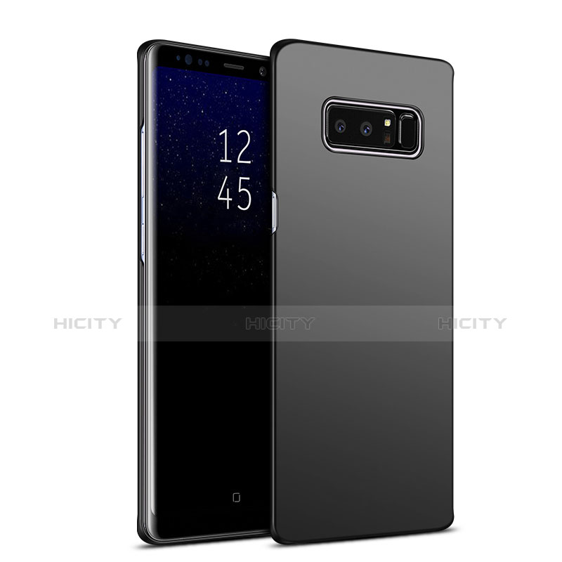 Samsung Galaxy Note 8 Duos N950F用ハードケース プラスチック 質感もマット サムスン ブラック