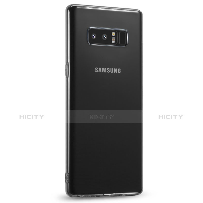 Samsung Galaxy Note 8 Duos N950F用極薄ソフトケース シリコンケース 耐衝撃 全面保護 クリア透明 R04 サムスン クリア