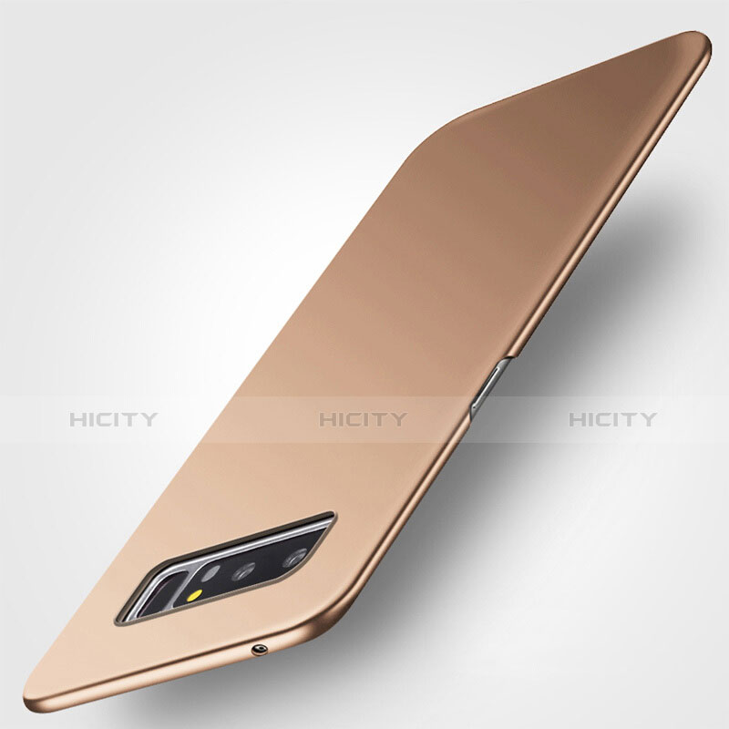 Samsung Galaxy Note 8 Duos N950F用ハードケース プラスチック 質感もマット M01 サムスン ゴールド
