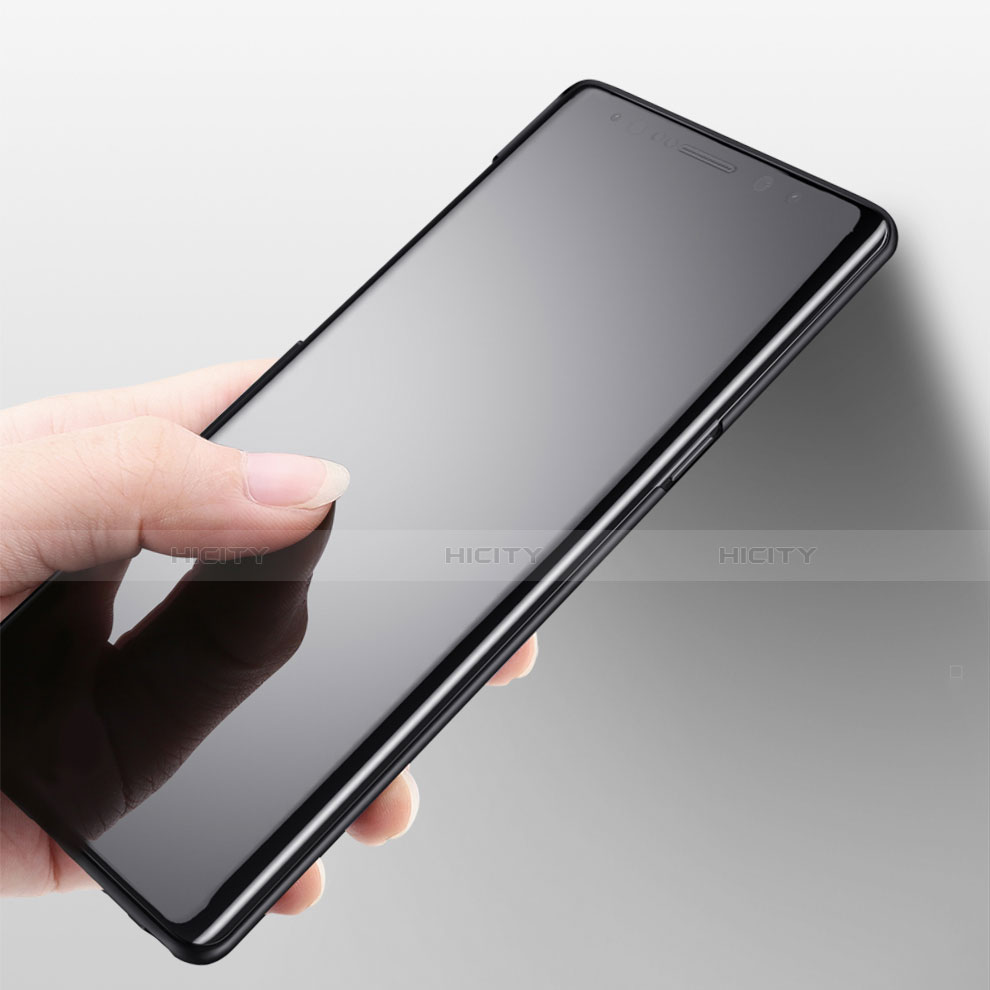 Samsung Galaxy Note 8 Duos N950F用ハードケース プラスチック 質感もマット M02 サムスン ブラック