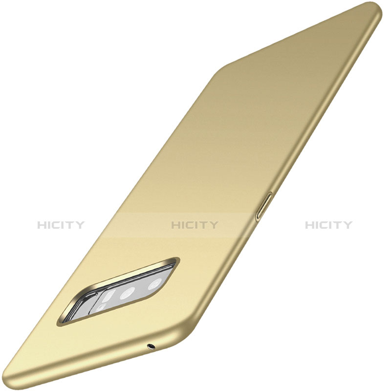 Samsung Galaxy Note 8 Duos N950F用ハードケース プラスチック 質感もマット M04 サムスン ゴールド