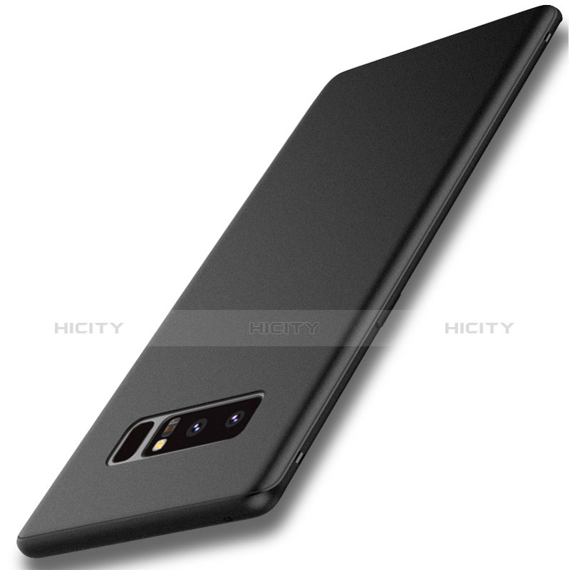 Samsung Galaxy Note 8 Duos N950F用極薄ソフトケース シリコンケース 耐衝撃 全面保護 S02 サムスン ブラック