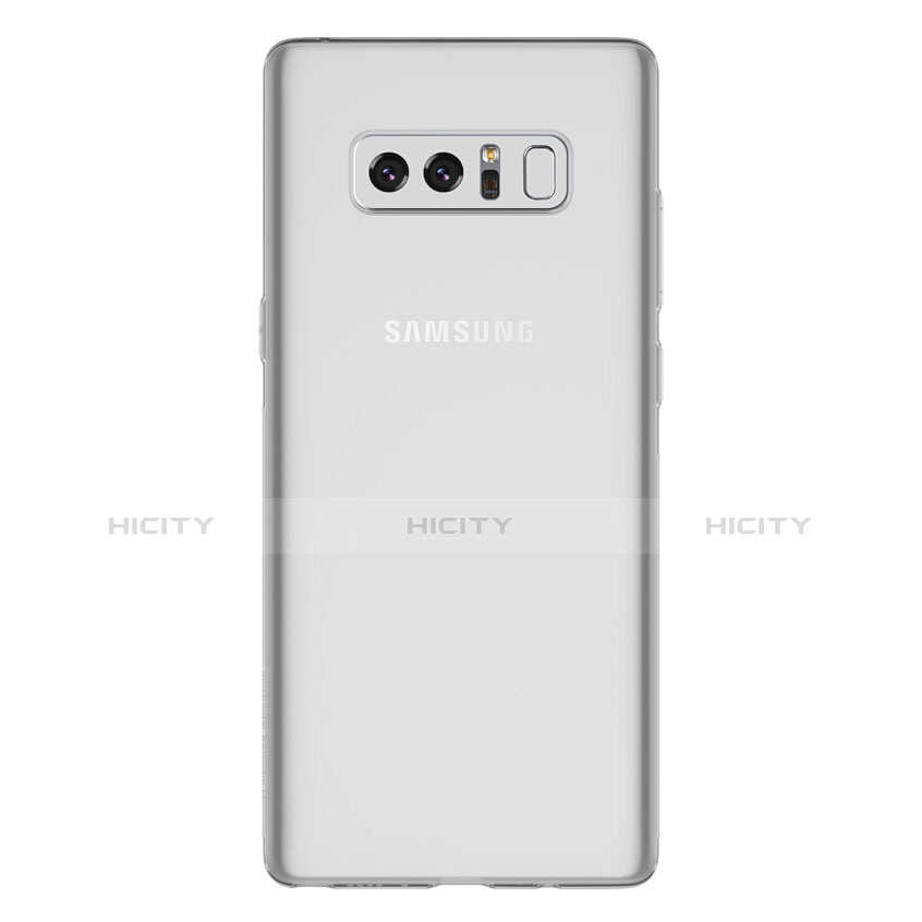Samsung Galaxy Note 8 Duos N950F用極薄ソフトケース シリコンケース 耐衝撃 全面保護 クリア透明 H01 サムスン クリア