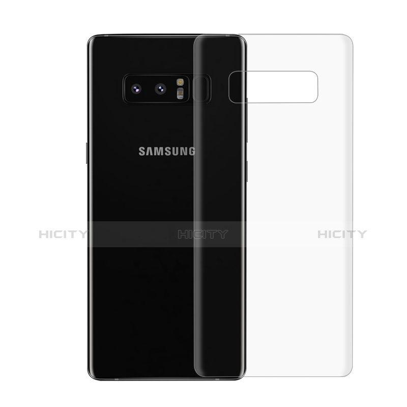 Samsung Galaxy Note 8 Duos N950F用高光沢 液晶保護フィルム 背面保護フィルム同梱 T01 サムスン クリア