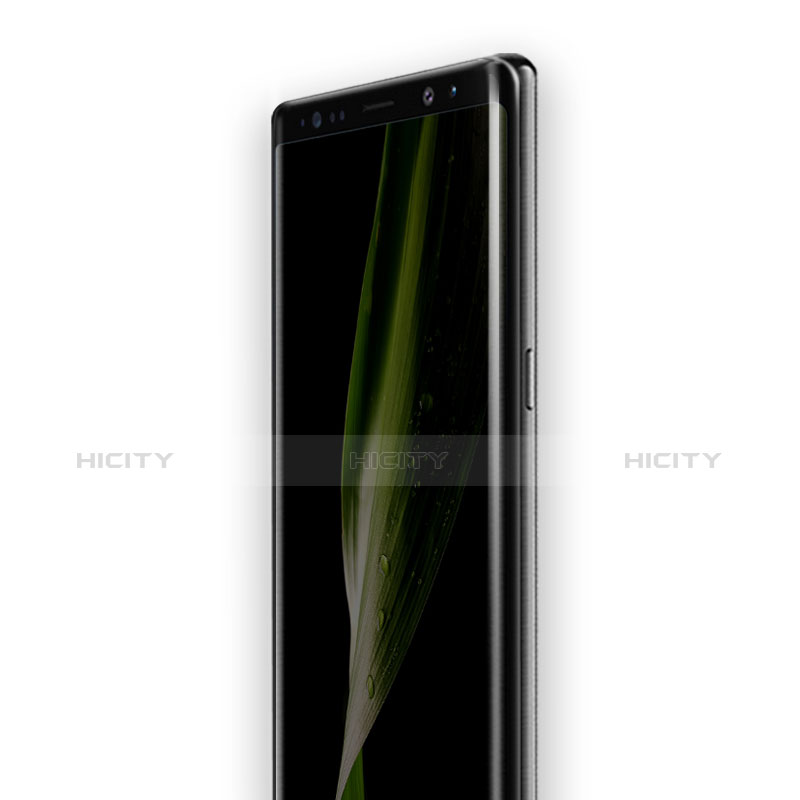 Samsung Galaxy Note 8 Duos N950F用強化ガラス フル液晶保護フィルム F07 サムスン ブラック