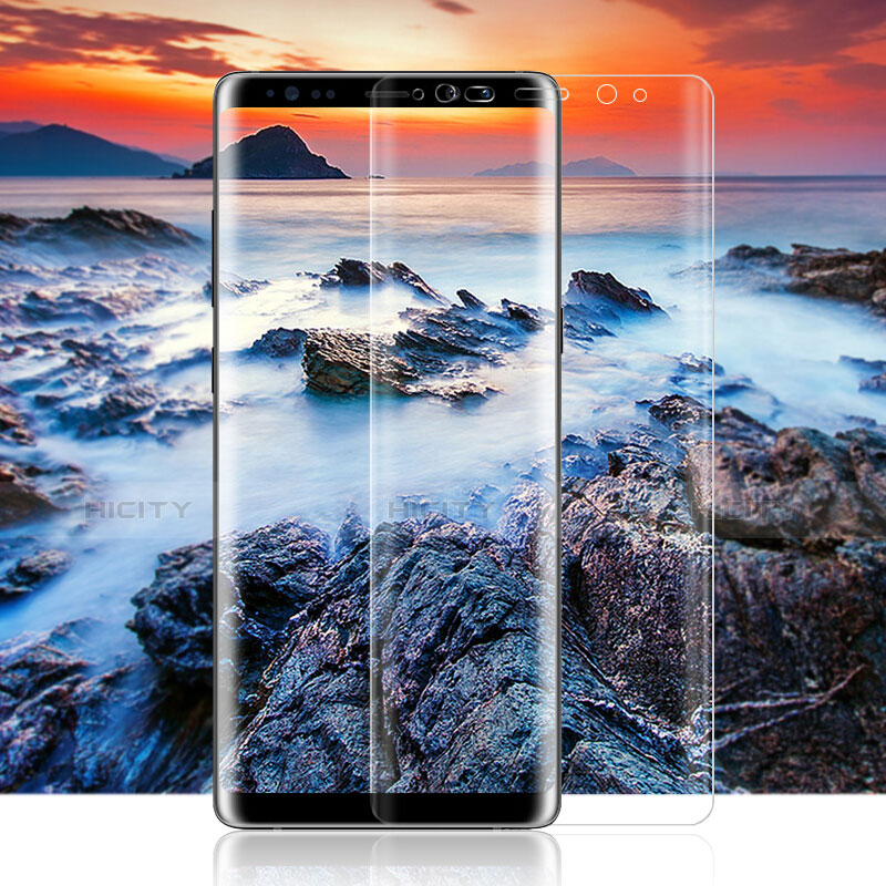 Samsung Galaxy Note 8 Duos N950F用強化ガラス 液晶保護フィルム T05 サムスン クリア
