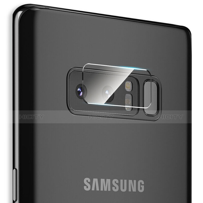 Samsung Galaxy Note 8用強化ガラス カメラプロテクター カメラレンズ 保護ガラスフイルム R01 サムスン クリア
