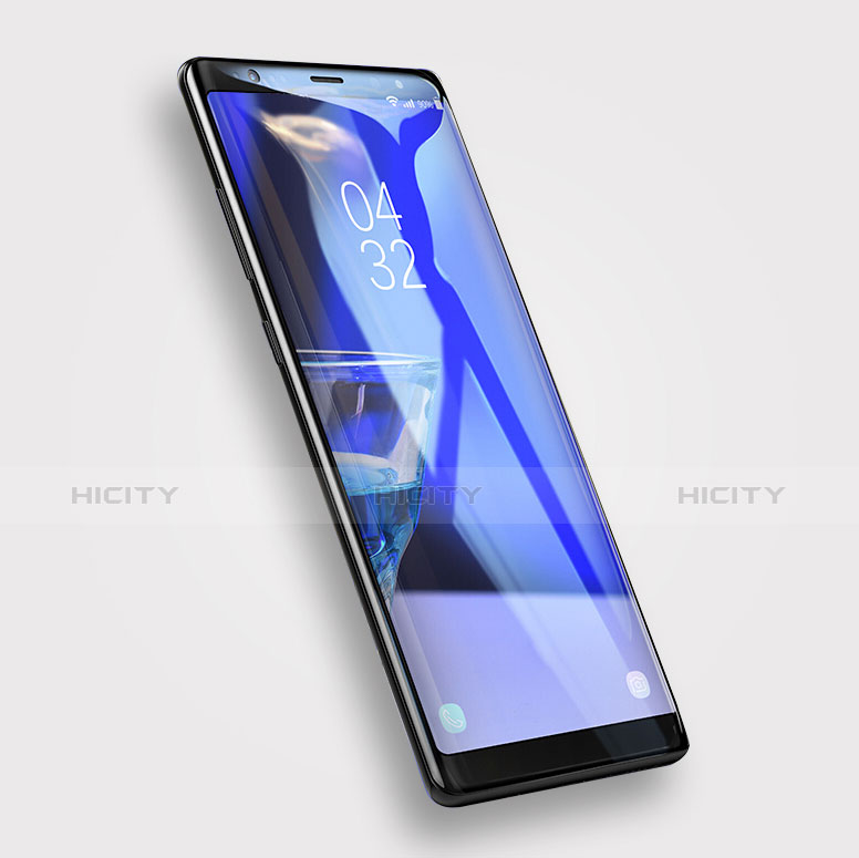 Samsung Galaxy Note 8用強化ガラス フル液晶保護フィルム F09 サムスン ブラック