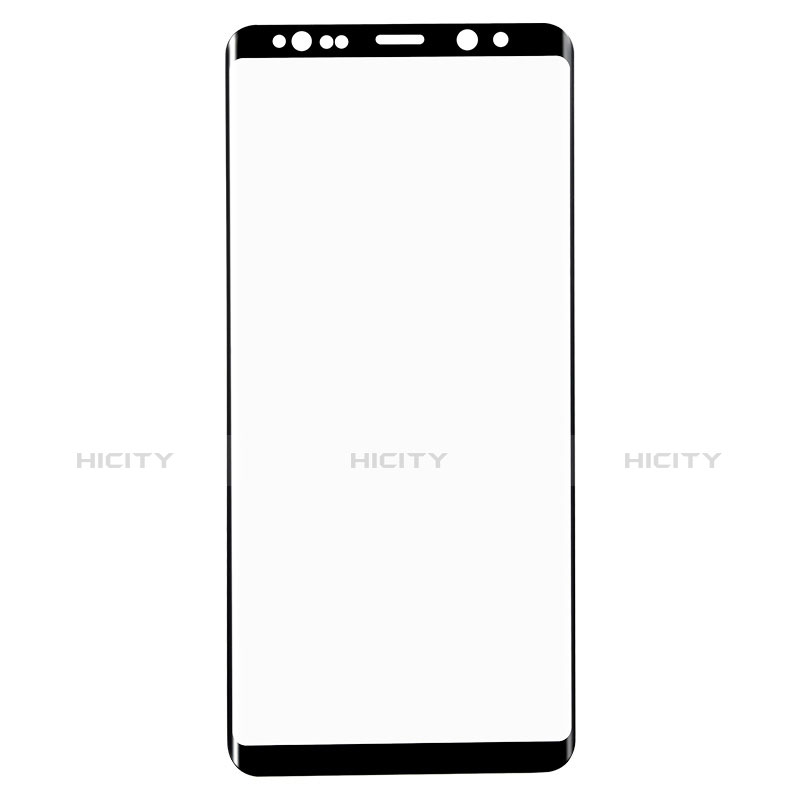 Samsung Galaxy Note 8用強化ガラス フル液晶保護フィルム サムスン ブラック