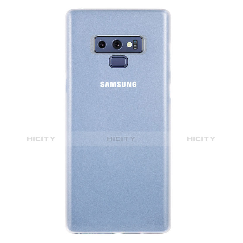 Samsung Galaxy Note 9用極薄ケース クリア透明 プラスチック 質感もマットU01 サムスン ホワイト