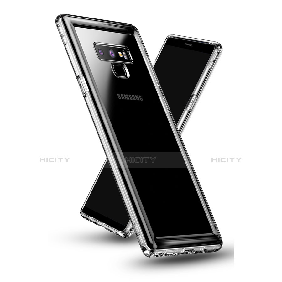 Samsung Galaxy Note 9用極薄ソフトケース シリコンケース 耐衝撃 全面保護 クリア透明 カバー サムスン クリア