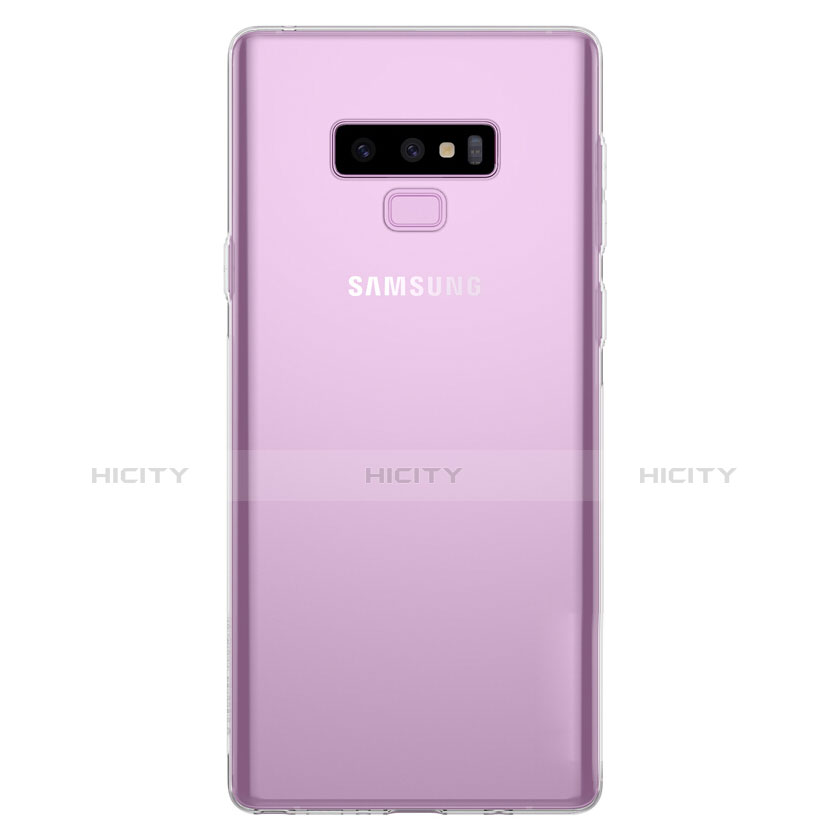 Samsung Galaxy Note 9用極薄ソフトケース シリコンケース 耐衝撃 全面保護 クリア透明 T02 サムスン クリア