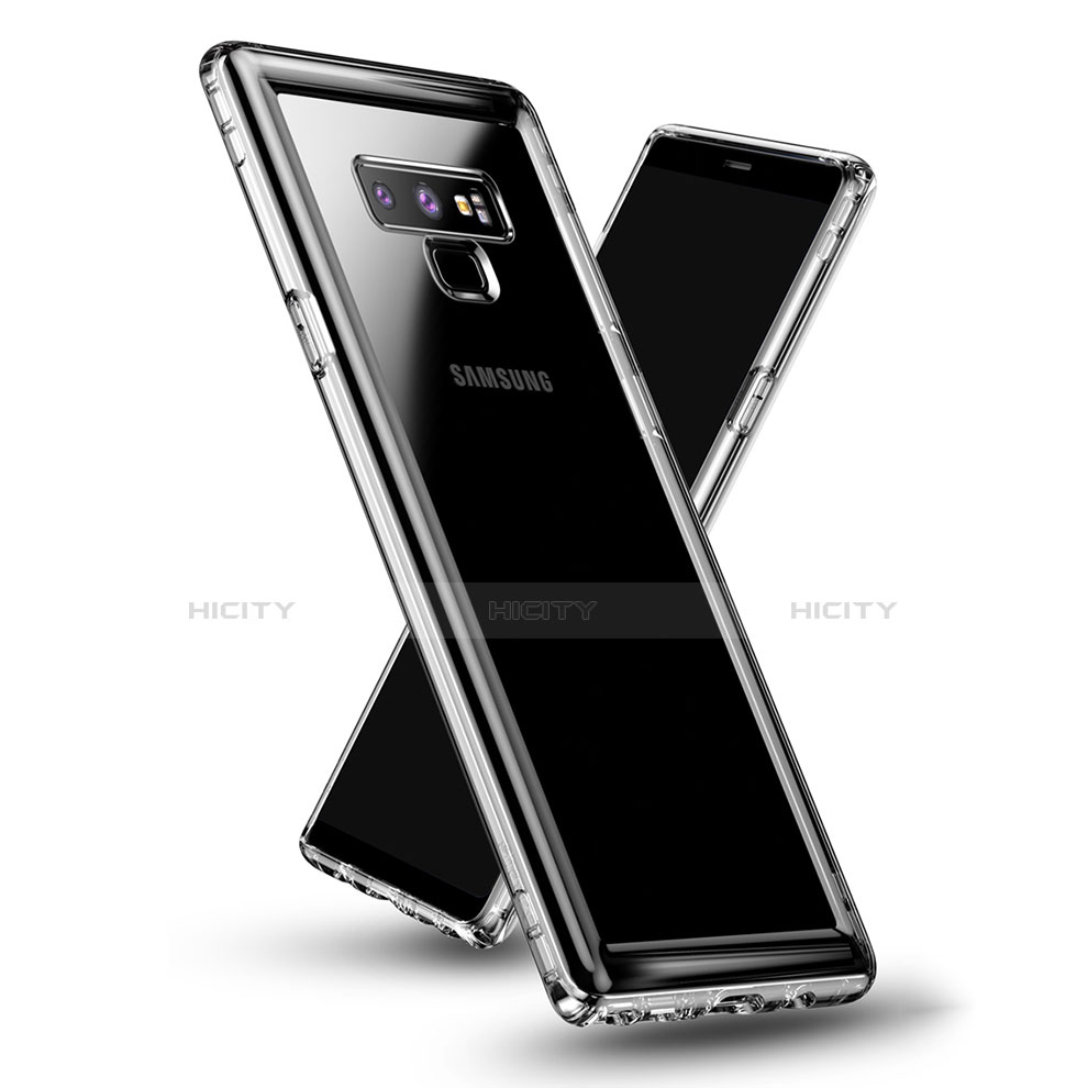 Samsung Galaxy Note 9用極薄ソフトケース シリコンケース 耐衝撃 全面保護 クリア透明 T05 サムスン クリア