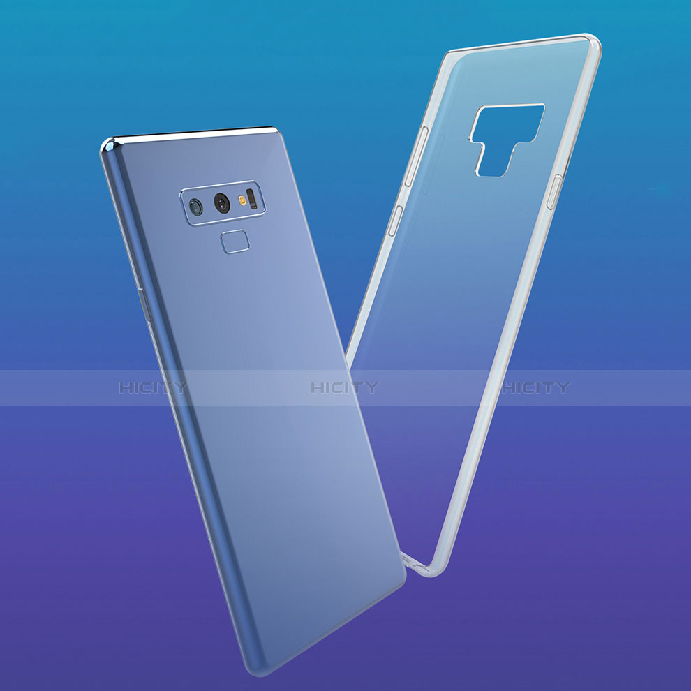 Samsung Galaxy Note 9用極薄ソフトケース シリコンケース 耐衝撃 全面保護 クリア透明 T06 サムスン クリア