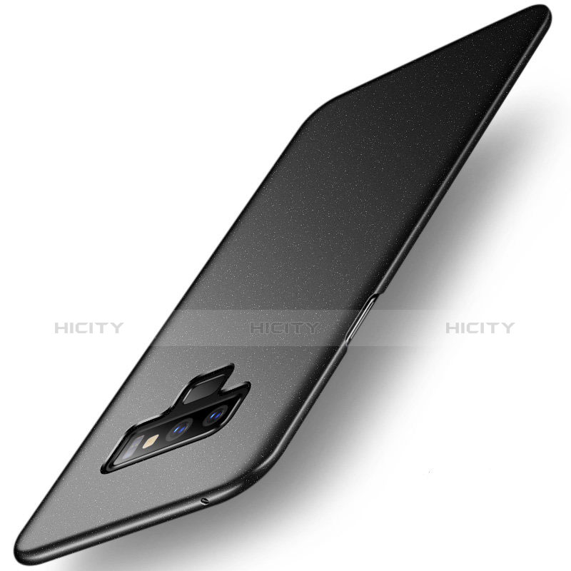 Samsung Galaxy Note 9用ハードケース プラスチック 質感もマット M02 サムスン ブラック