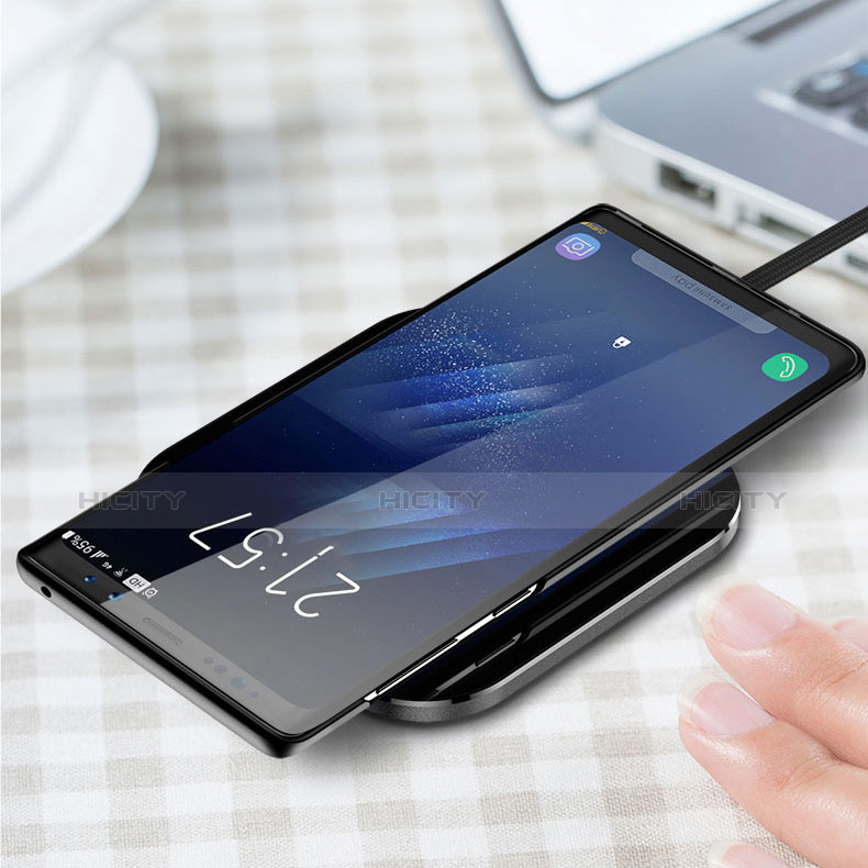 Samsung Galaxy Note 9用ハードケース プラスチック 質感もマット M03 サムスン ブラック