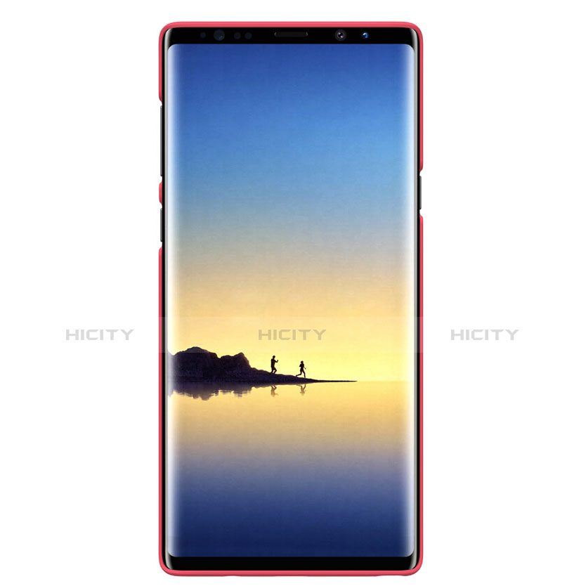 Samsung Galaxy Note 9用ハードケース プラスチック 質感もマット M04 サムスン レッド