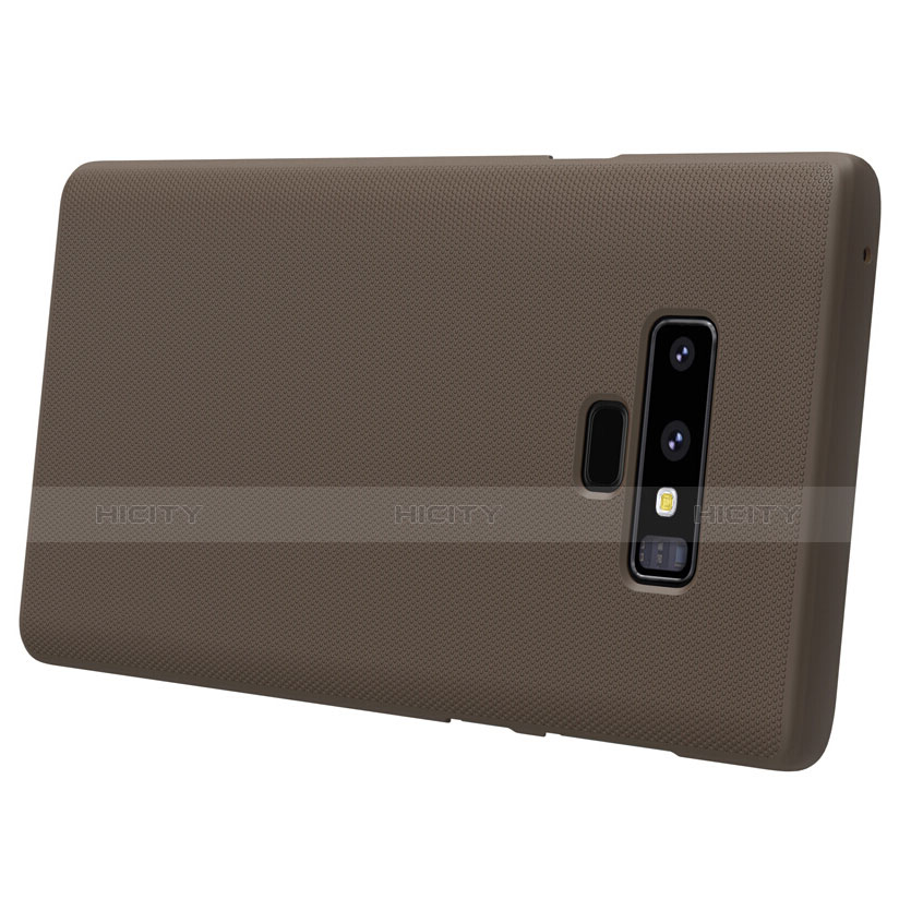 Samsung Galaxy Note 9用ハードケース プラスチック 質感もマット M04 サムスン ブラウン