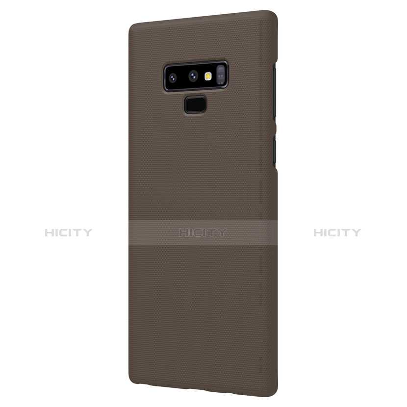 Samsung Galaxy Note 9用ハードケース プラスチック 質感もマット M04 サムスン ブラウン