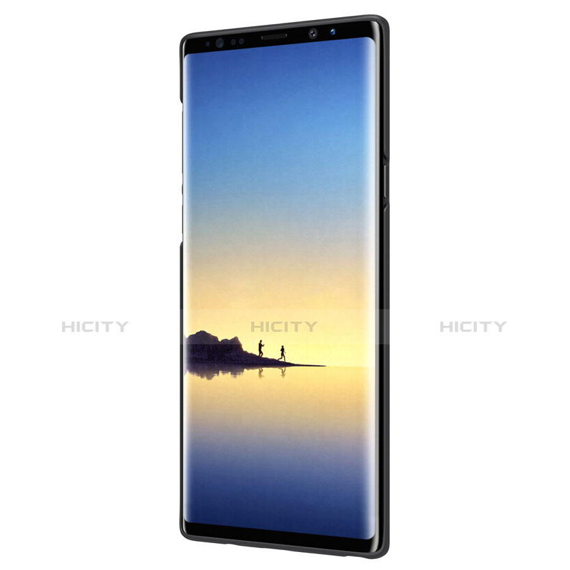 Samsung Galaxy Note 9用ハードケース プラスチック 質感もマット M04 サムスン ブラック