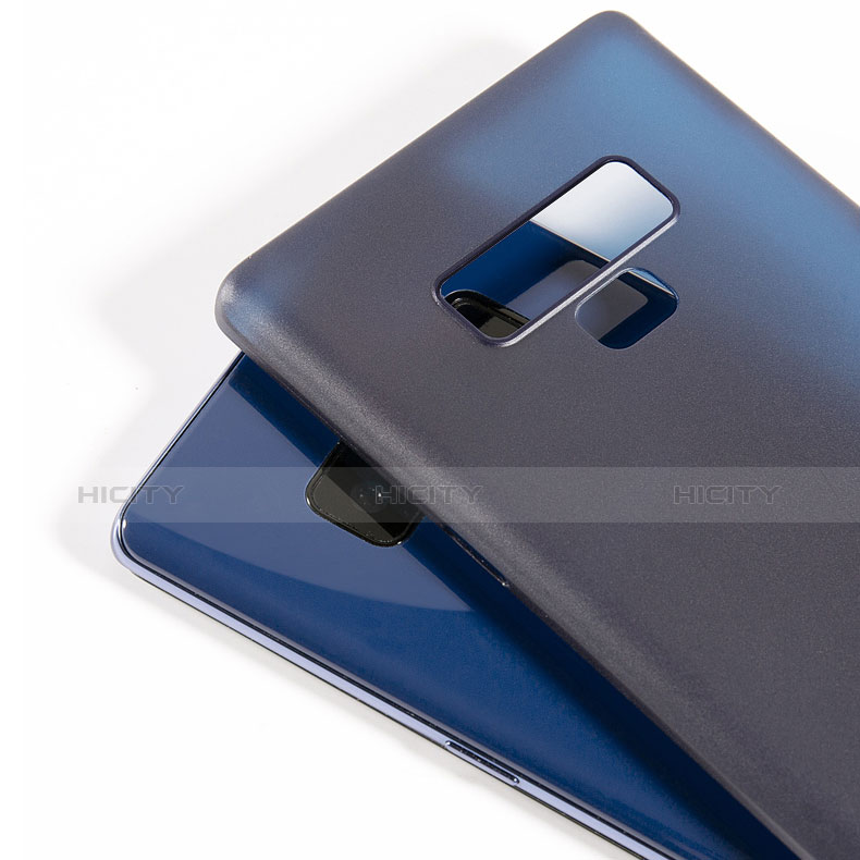 Samsung Galaxy Note 9用極薄ケース クリア透明 プラスチック 質感もマットU01 サムスン 
