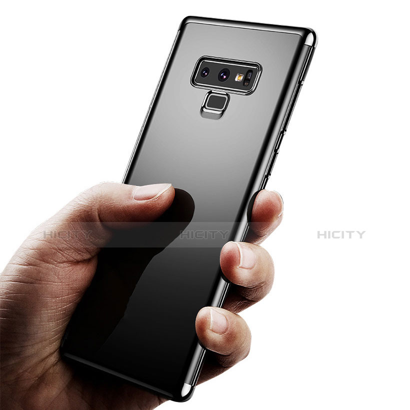 Samsung Galaxy Note 9用極薄ソフトケース シリコンケース 耐衝撃 全面保護 クリア透明 H01 サムスン 